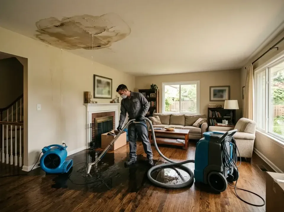 attic-pipe-burst-ceiling-drip-008 — frequently asked questions, Water Damage Restoration & Carpet Care in Union, OH